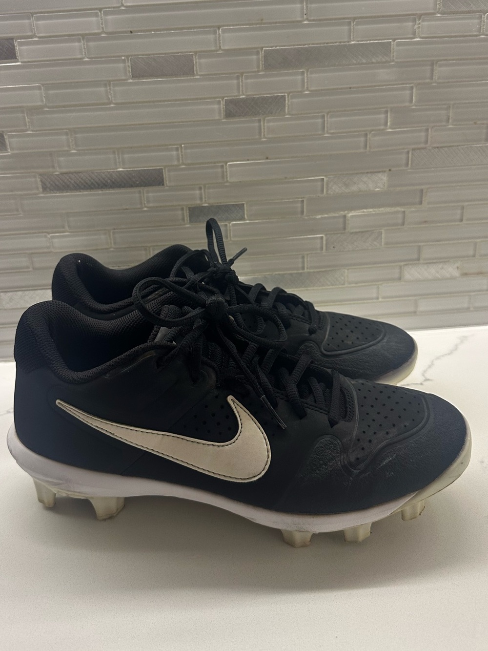 Nike Black/White Cleats